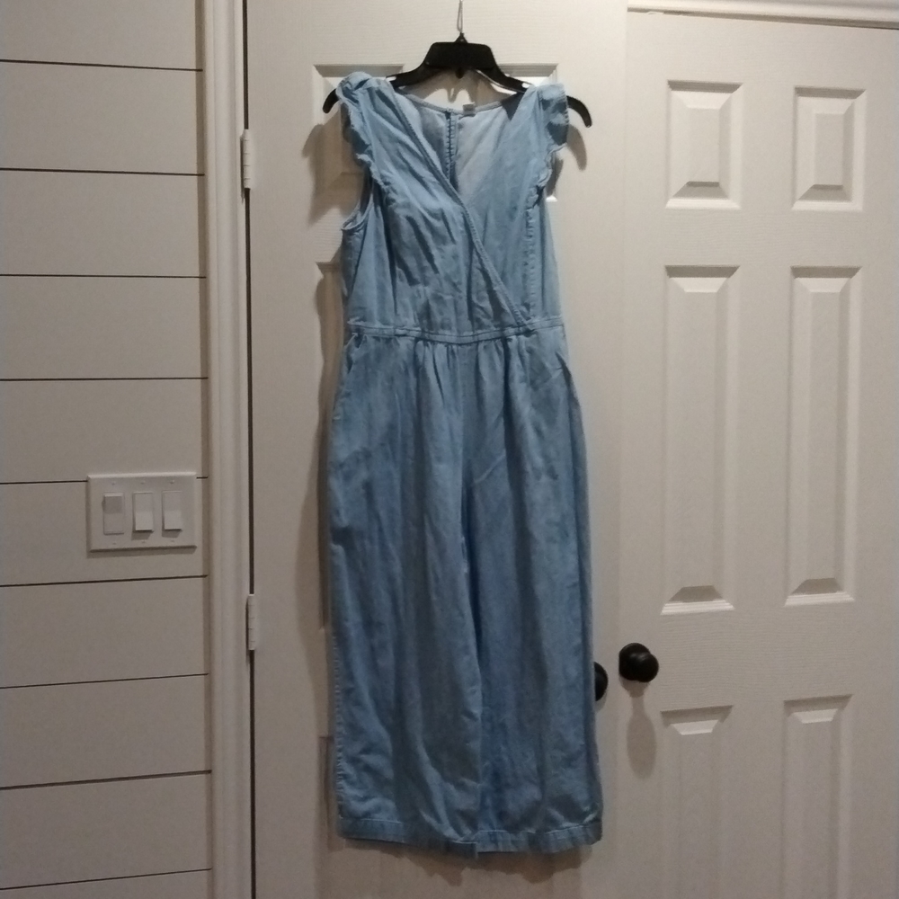 Jean Jumpsuit with Pockets